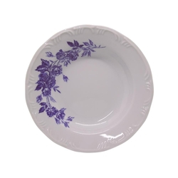 Kit de Pratos Fundo 6 Peças Cora Porcelana Schmidt Menor preço em Kit de Pratos Fundo 6 Peças Cora Porcelana Schmidt