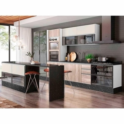 Menor preço em Cozinha Completa Kali Premium 7046 - Branco/Arezzo/Off White - Nicioli