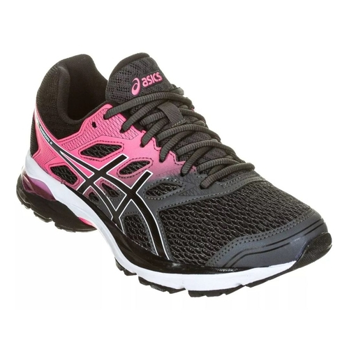 tenis asics preto e rosa