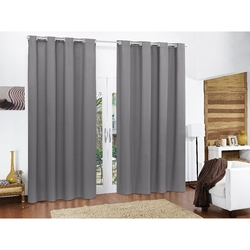 Cortina Blackout Corta Luz de Janela 2,80m x 2,50m para Varão Simples Cinza - Cinza - 2,80m x 2,50m Menor preço em Cortina Blackout Corta Luz de Janela 2,80m x 2,50m para Varão Simples Cinza - Cinza - 2,80m x 2,50m