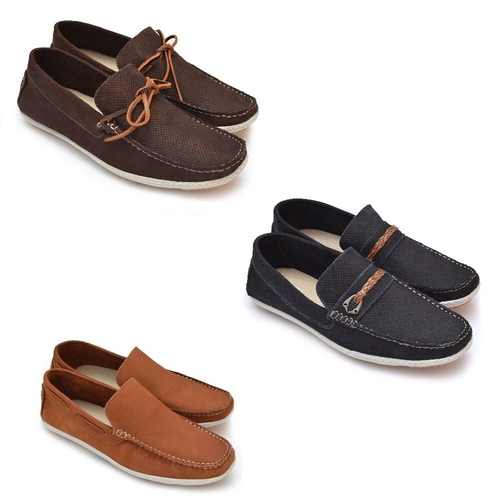 mocassim masculino couro