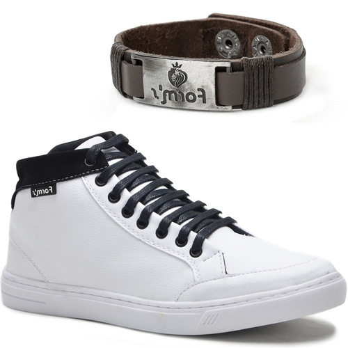 tenis casual cano alto masculino