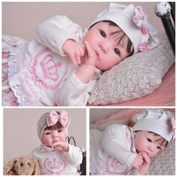 BK Floral Bebe Real Reborn Realista Menina Princesa Fada Menor preço em BK Floral Bebe Real Reborn Realista Menina Princesa Fada