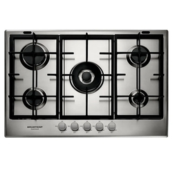 Cooktop 5 Bocas Brastemp Gourmand Inox Com Duplachama E Trempe Com Ferro Fundido é boa?