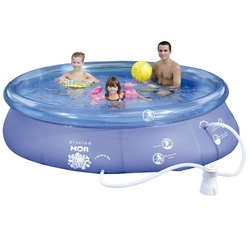 Piscina Inflável Mor 7800 Litros com Capa e Filtro Menor preço em Piscina Inflável Mor 7800 Litros com Capa e Filtro