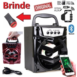 Caixa Caixinha de Som Portátil Bluetooth Celular Universal Sem Fio Mp3 Rádio Fm Entrada Cartão Sd Pen Drive Usb Potente Recarregável Festa Natal + Adaptador Cartão Micro Sd é boa?