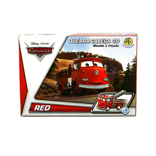 Quebra Cabeça 3D Carros - Movido a Fricção - Red em Promoção na