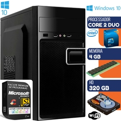 Computador Intel Core 2 Duo 3.0Ghz 4GB HD 320GB Windows 10 Pro Wifi Desktop Pc é boa?