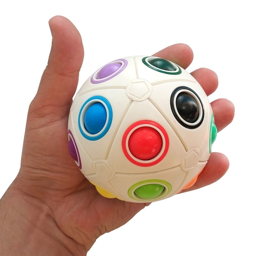 Cubo Magico Bola Puzzle Rainbow Ball Moyu 20 Cores Lindo Produto No Brasil!  em Promoção na Americanas