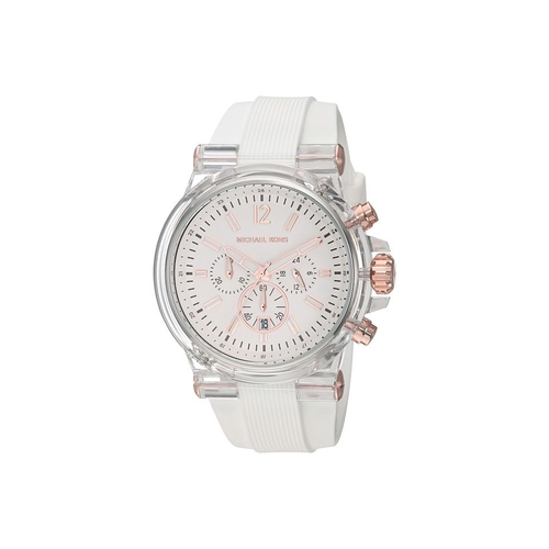 relogio branco michael kors