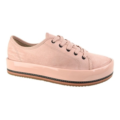 tenis flatform beira rio rosa