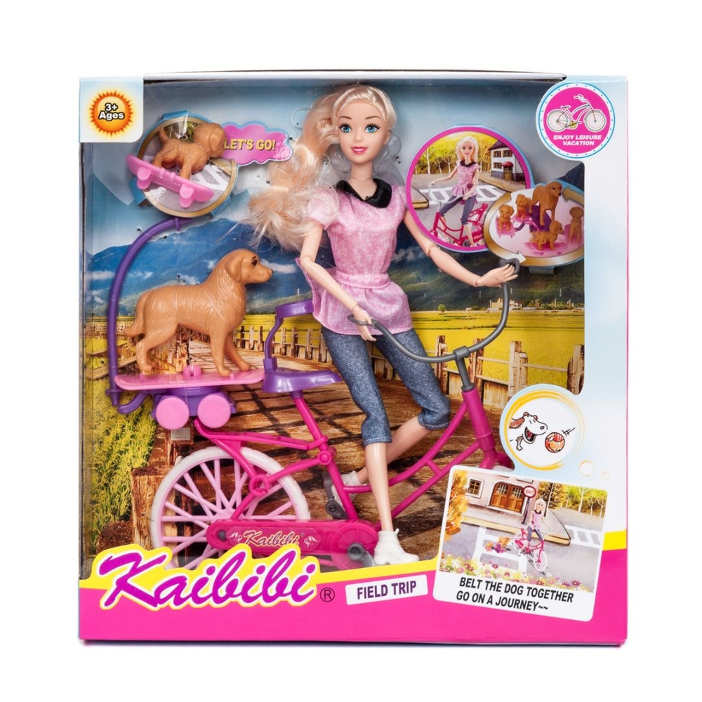 boneca ciclista barb com cachorros Barbie Bicicleta com Pets loira ou  morena Boneca Bicicleta A Pilha Com Luz E Som Anda Sozinha : :  Brinquedos e Jogos