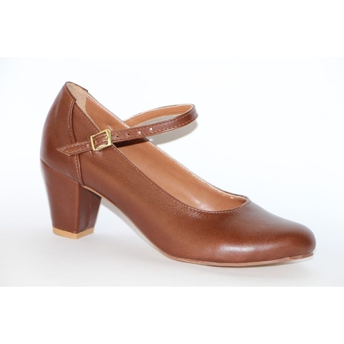 sapato marrom feminino