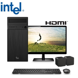 Menor preço em Computador Completo 3green com Monitor LED HDMI Intel Dual Core 2GB HD 320GB