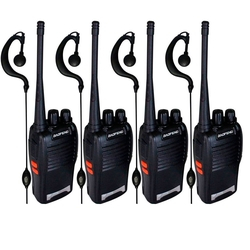 Kit 4 Rádios Ht Baofeng Uhf Vhf 16 Canais Completos Bf-777s + Fone De Ouvido Menor preço em Kit 4 Rádios Ht Baofeng Uhf Vhf 16 Canais Completos Bf-777s + Fone De Ouvido