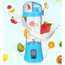 Mini Liquidificador Portatil Com Bateria Recarregavel Eletrico Para Sucos Vitaminas Shakes - AZUL COM BICO - PRINCIPAL é boa?
