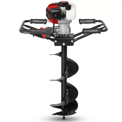 Kit Perfurador de Solo á Gasolina 52CC com Broca de 20Cm - Branco Menor preço em Kit Perfurador de Solo á Gasolina 52CC com Broca de 20Cm - Branco