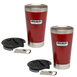 Kit 2 Copos Térmicos de Cerveja Stanley 473 ml com Tampa e Abridor de Garrafas Menor preço em Kit 2 Copos Térmicos de Cerveja Stanley 473 ml com Tampa e Abridor de Garrafas