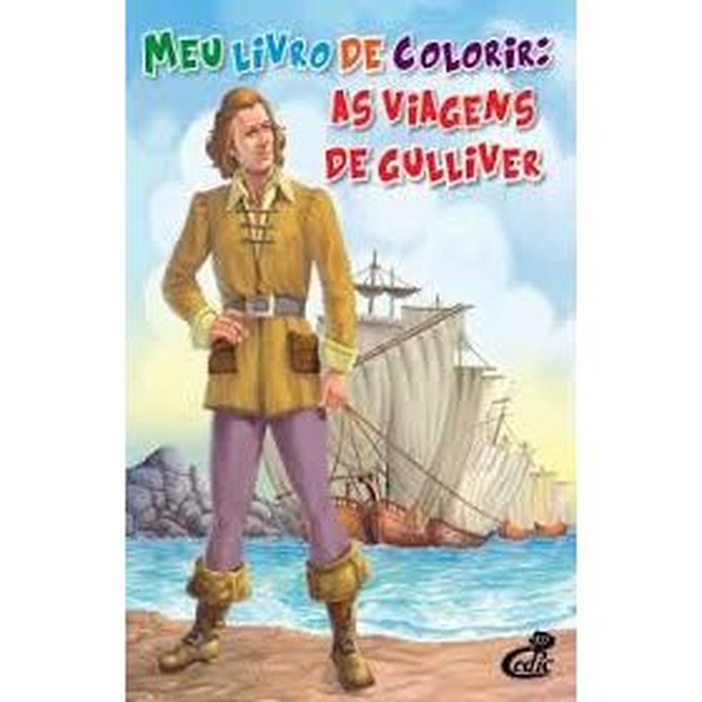 Livro Meu Livro De Colorir As Viagens De Gulliver Autor Editora Cedic