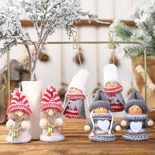 Brinquedo Boneca Anjo De Natal Árvore De Natal Pingentes Enfeites Decoração De Casa pendurado L