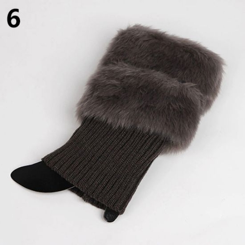 Qual o preço do(a)Moda Outono Inverno Feminina Furry Boot Com Nervuras Algemas Boot Toppers Polainas Moda Outono Inverno Feminina Furry Boot Com Nervuras Algemas Boot Toppers Polainas
