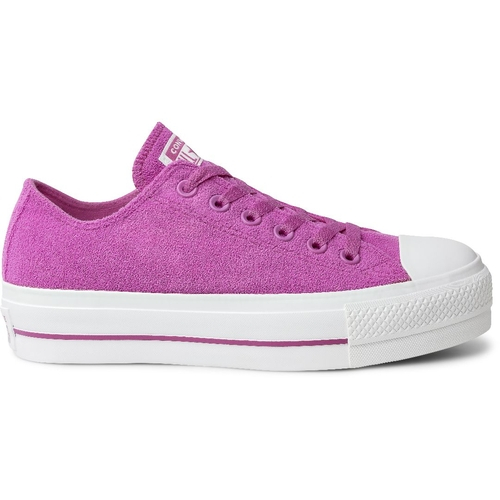 converse all star plataforma rosa