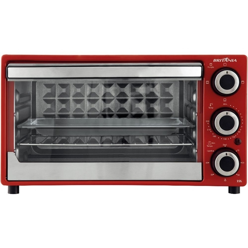 Forno Elétrico Britânia 22L BFE22V - Vermelho Em Promoção | Ofertas Na ...