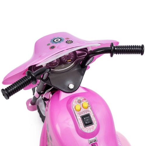 Mini Moto Elétrica Infantil Rosa BW002RS