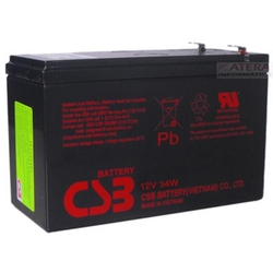 Bateria CSB HR 1234W 12VDC 9Ah 34W longa vida 5 anos Menor preço em Bateria CSB HR 1234W 12VDC 9Ah 34W longa vida 5 anos