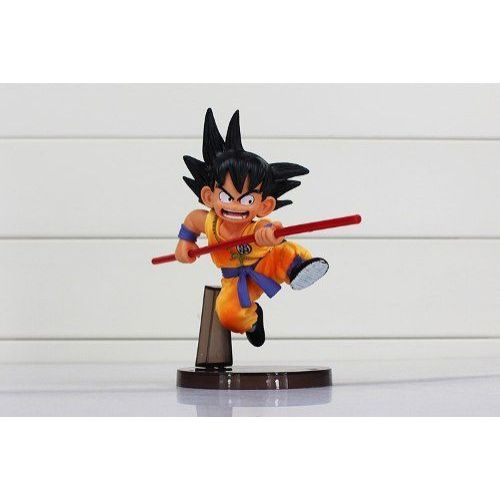 Boneco Goku Criança Infância Dragão Ball Z Bastão - 15cm no Shoptime