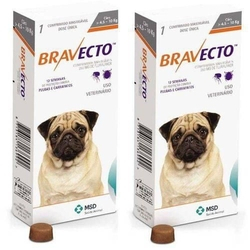 Combo Bravecto Antipulgas Cães De 4,5 10kg 2 Unidades Menor preço em Combo Bravecto Antipulgas Cães De 4,5 10kg 2 Unidades