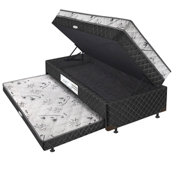 Cama Bibox Solteiro Baú Ortopédica Luci Lightspuma D-28 Menor preço em Cama Bibox Solteiro Baú Ortopédica Luci Lightspuma D-28
