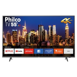 Smart TV LED 55" Philco PTV55F62SNT Ultra HD 4K Conversor Digital Integrado 3 HDMI 2 USB Wi-Fi com Netflix - Titanium é boa?