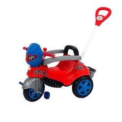 Triciclo De Passeio Infantil Maral Baby City Spider Vermelho/Azul Menor preço em Triciclo De Passeio Infantil Maral Baby City Spider Vermelho/Azul