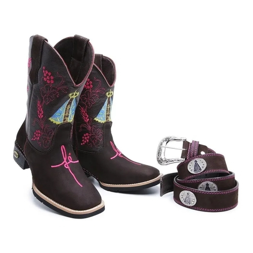 bota texana infantil feminina mercadolivre