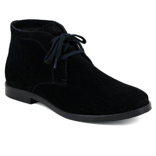 bota masculina camurça preta