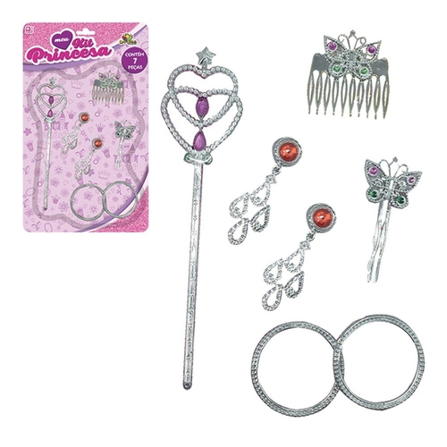 Kit Brinquedo Salão De Beleza Princesa Completo em Promoção na