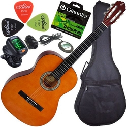 Kit Completo Violão Giannini Eletroacústico Nylon N14 Nt Menor preço em Kit Completo Violão Giannini Eletroacústico Nylon N14 Nt