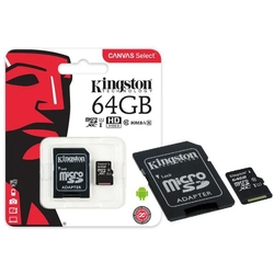 Cartão de Memória MicroSD 64GB Kingston Canvas Select Classe 10 XC1 é boa?