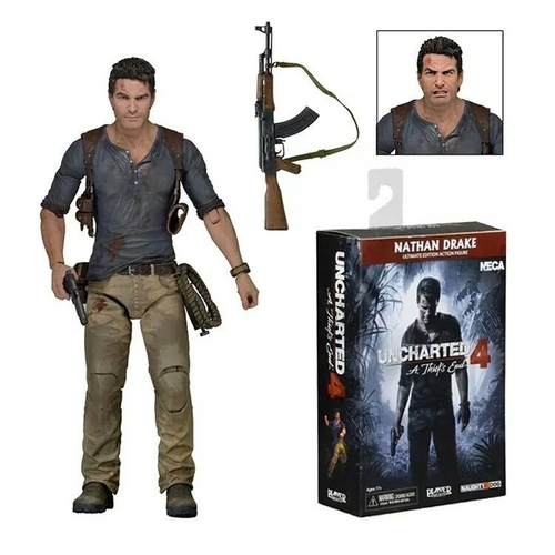 Figure Action Boneco Nathan Drake Uncharted 4 Neca