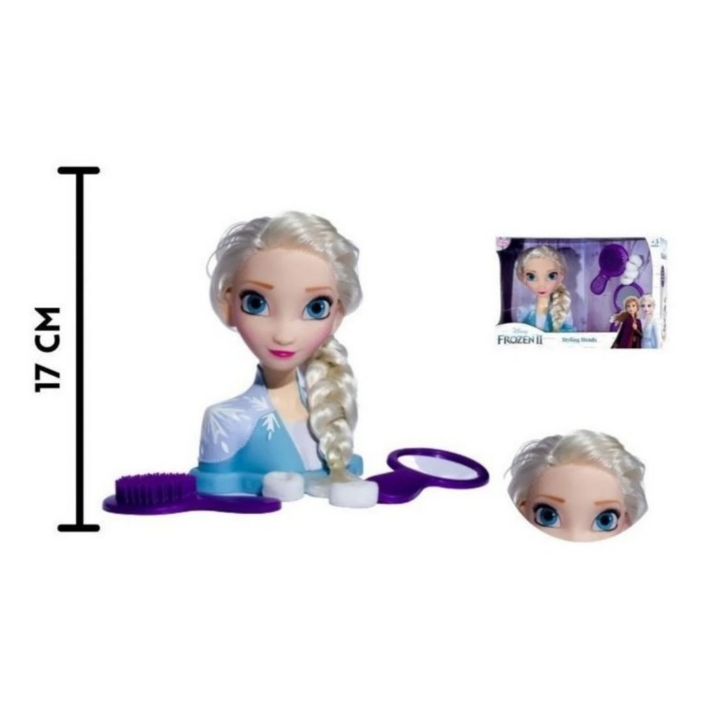 Boneca Cabeça Busto Frozen 2 Anna Disney + Maquiagem em Promoção na  Americanas