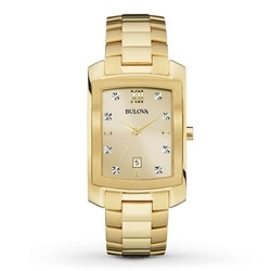Relógio Bulova Classic Diamond Masculino 97D107 Menor preço em Relógio Bulova Classic Diamond Masculino 97D107