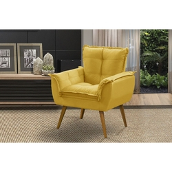 Poltrona Decorativa Opala Suede Amarelo é boa?