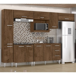 Cozinha Modulada 08 Peças Milena 2734 Marrom Milani Movelaria é boa?