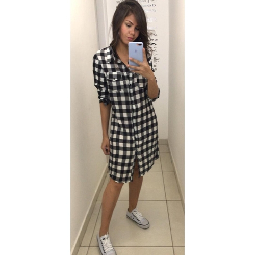 chemise xadrez feminina