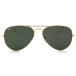 Óculos de Sol Ray Ban Aviador Large Metal RB3025L 001/58/58 Dourado - Polarizado é boa?