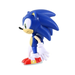 Boneco Sonic Vermelho 26cm Articulado Na Caixa