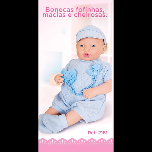 Boneca Bebê - Reborn - Ninos Pesadinho - Menino - Cotiplás