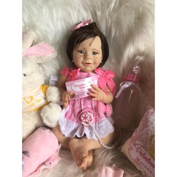 Boneca Bebê Reborn Abigail Corpo De Silicone Realista 48Cm no Shoptime