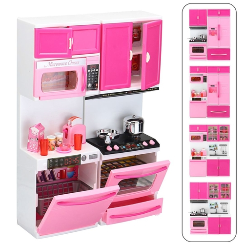 Conjunto De Cozinha Grande De Luxo Meninas Meninos Crianças De Madeira jogar finjo Children/'s Brinquedo Toys